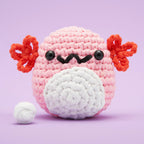 Strawberry the Axolotl Crochet Kit