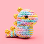 Fred the Dinosaur Pastel Crochet Kit
