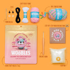 Sebastian the Lion Pastel Crochet Kit