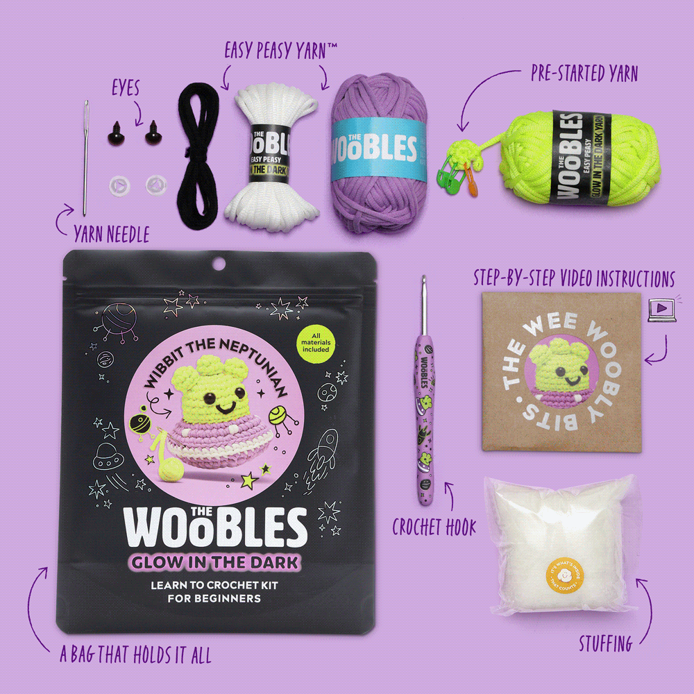 Wibbit the Neptunian Crochet Kit