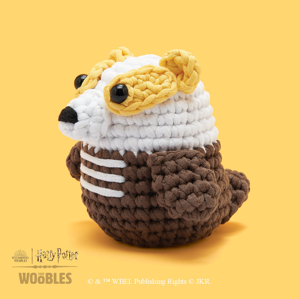 Hufflepuff™ Badger and Scarf Bundle
