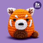 Soli the Red Panda Extra Squeezy Crochet Kit